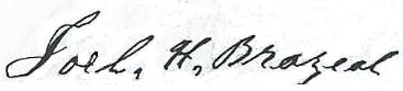 Joel Henrys signature